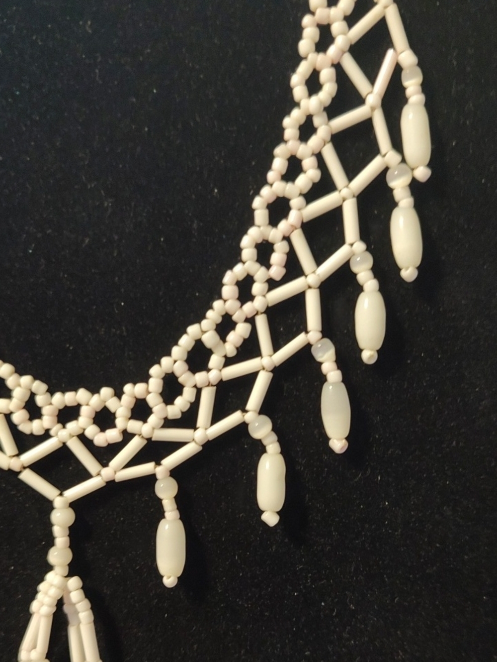 Bead Fringe Necklace - Picture 3 of 4